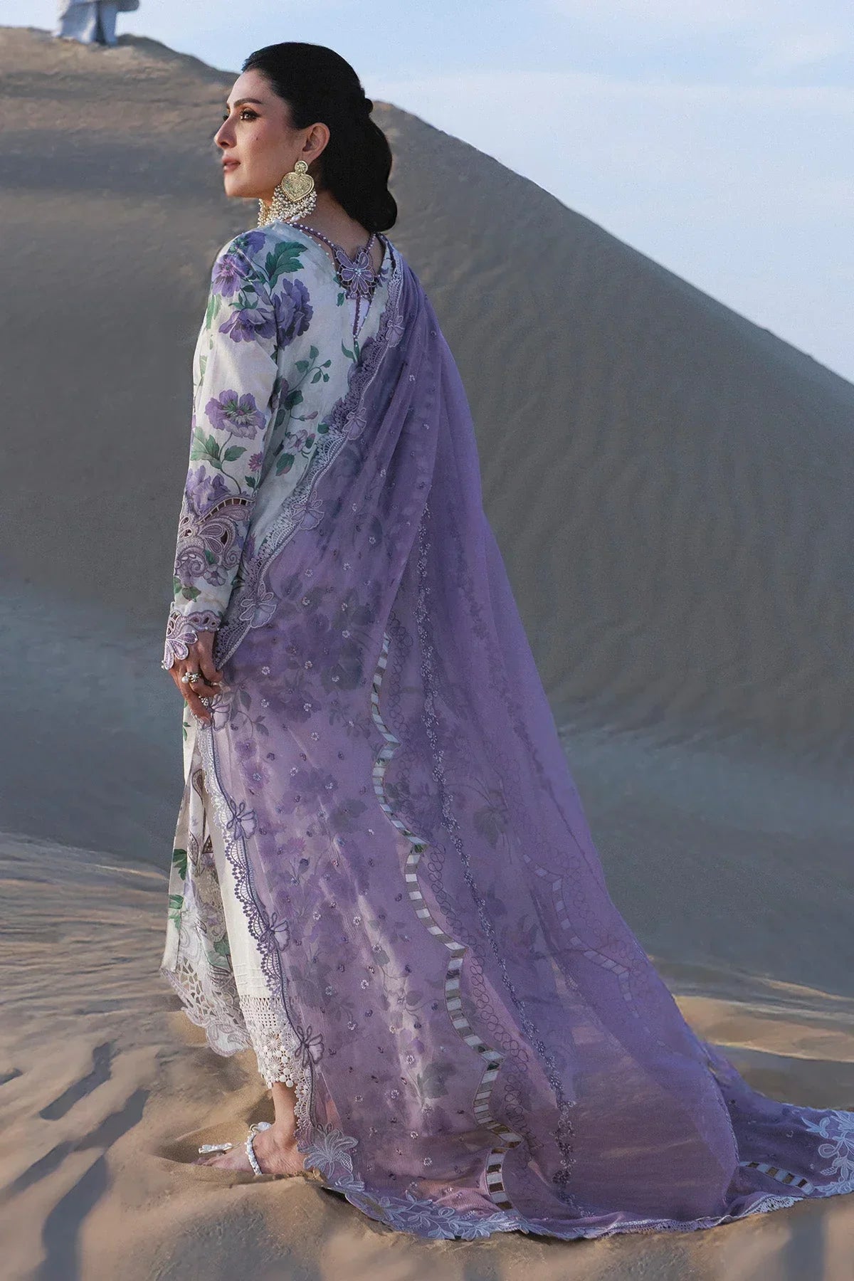 Nureh Lawn Embroidered & Printed 3 Piece