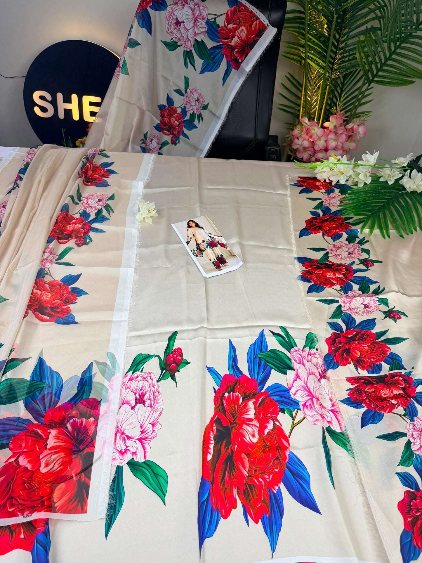 2 PC Printed White|E69