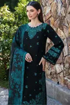 Farasha embroidered suit|E54