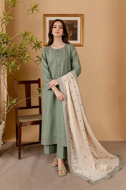 premium 3-piece embroidered suit|E74