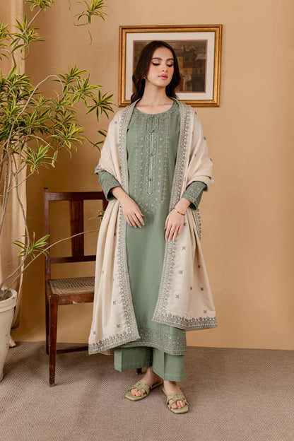 premium 3-piece embroidered suit|E74