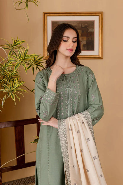 premium 3-piece embroidered suit|E74