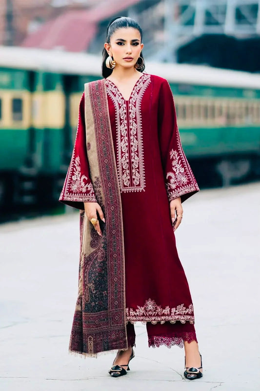 Izel Premium Embroidered Suit|E45