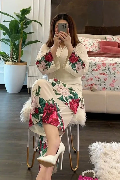 2 PC Printed White|E69