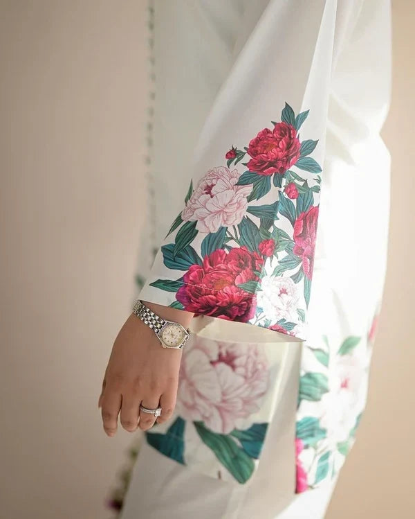 2 PC Printed White|E69