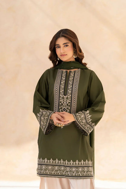 Beautiful 3 Piece Embroidery Lawn | L-103