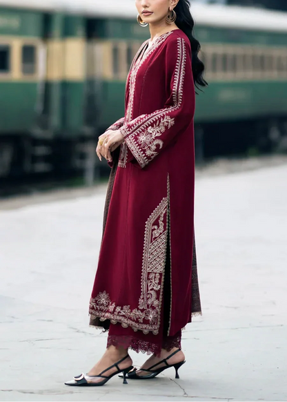 Izel Premium Embroidered Suit|E45