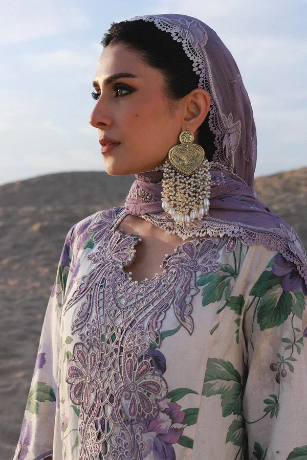 Nureh Lawn Embroidered & Printed 3 Piece