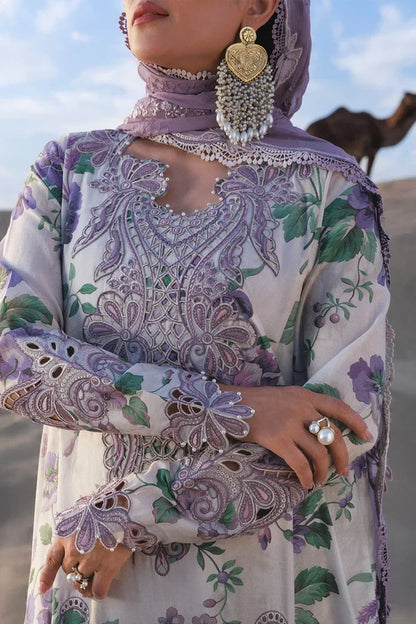 Nureh Lawn Embroidered & Printed 3 Piece