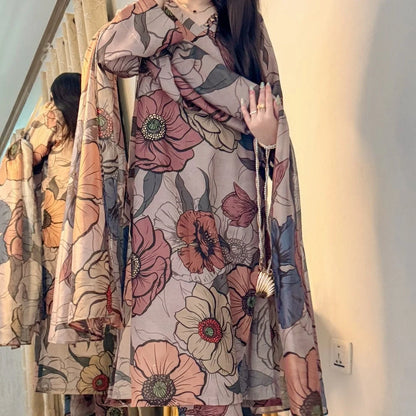 Floral print lawn suit 3-piece stitched|E92
