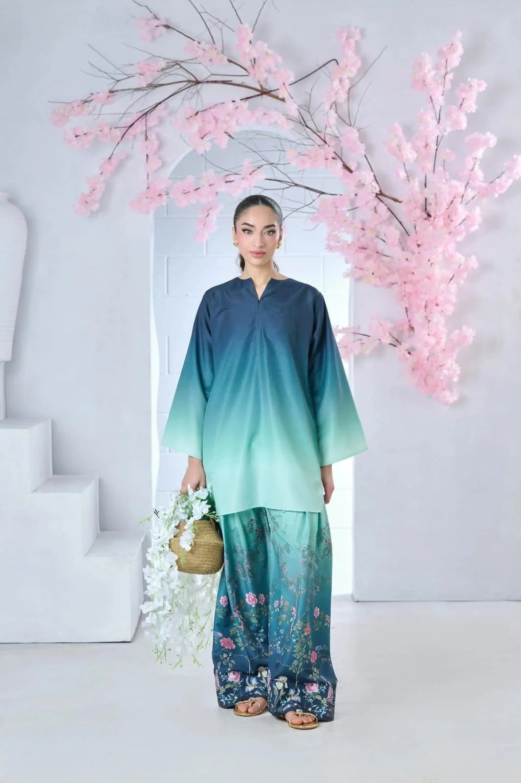 Maria B Digital printed Silk|E33