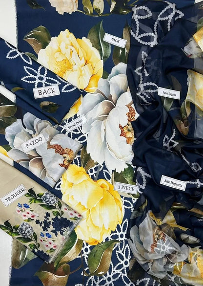 Maria B Digital printed Silk|E33