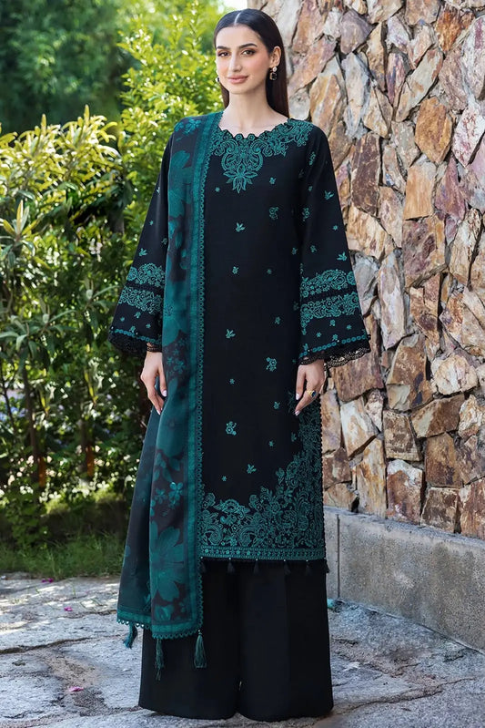 Farasha embroidered suit|E54