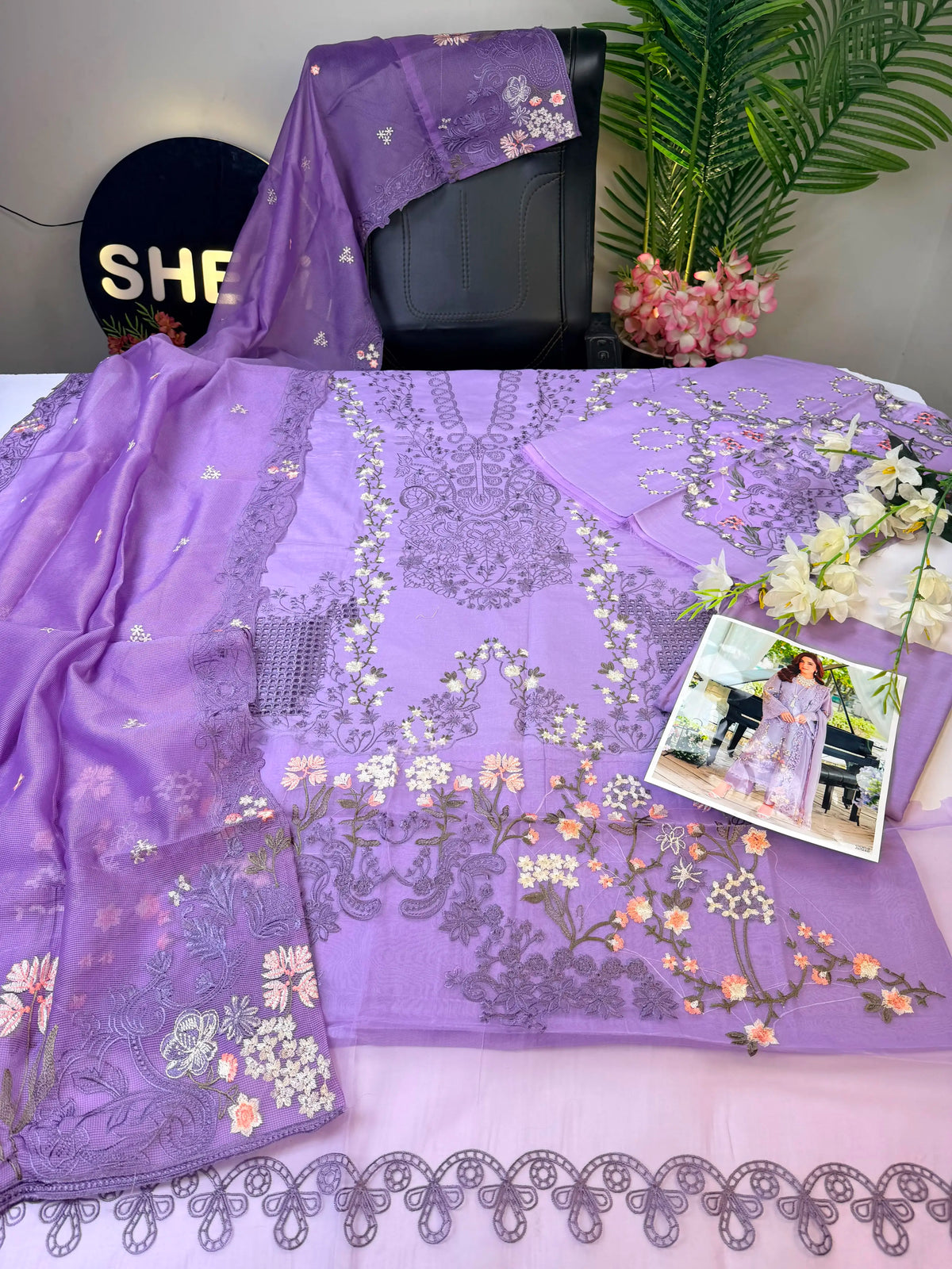 Elaf embroidered lawn |E50