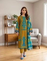 3pc suit high quality lawn|E93