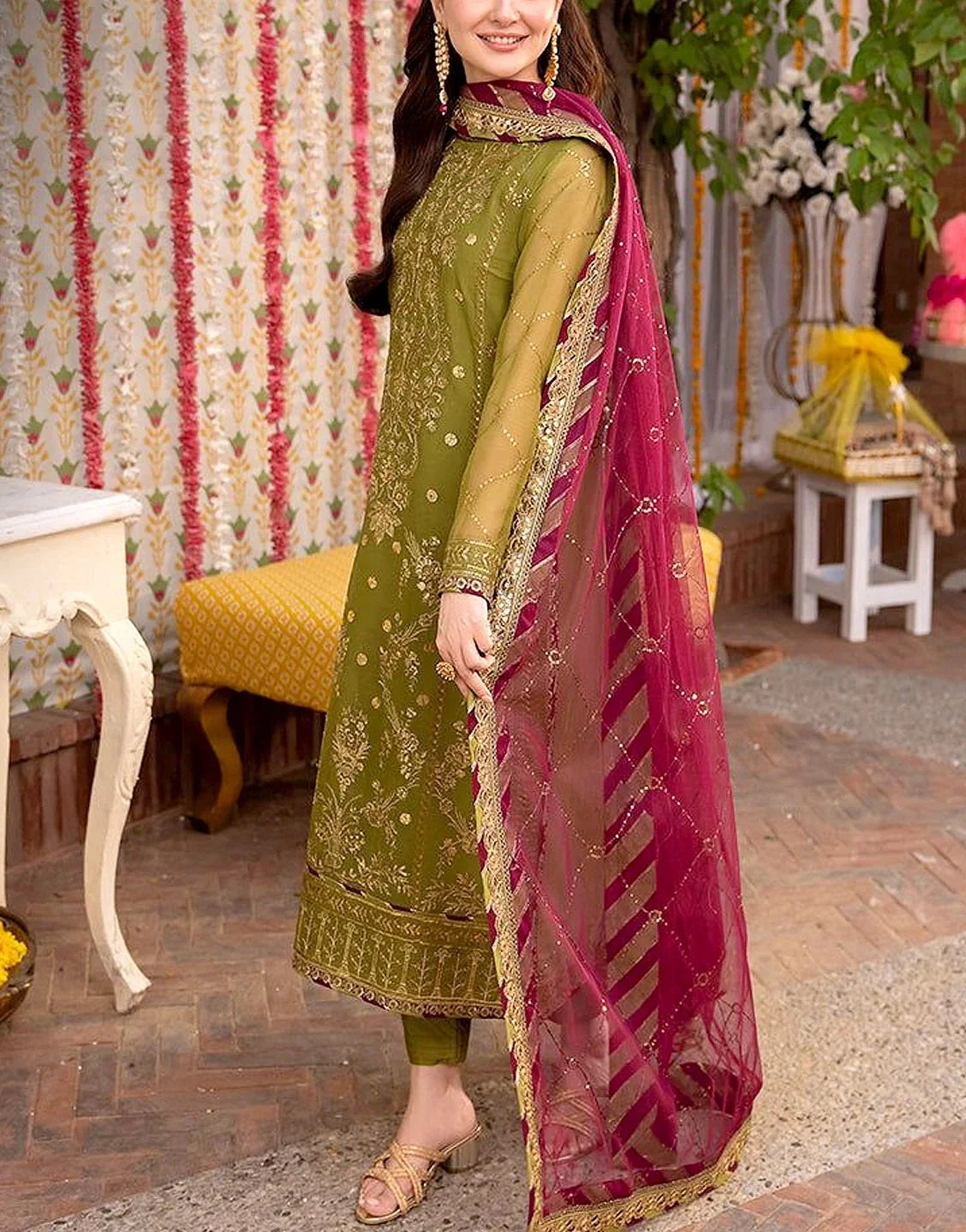 Fern Green Suit  Asim Jofa|E78