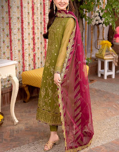 Fern Green Suit  Asim Jofa|E78
