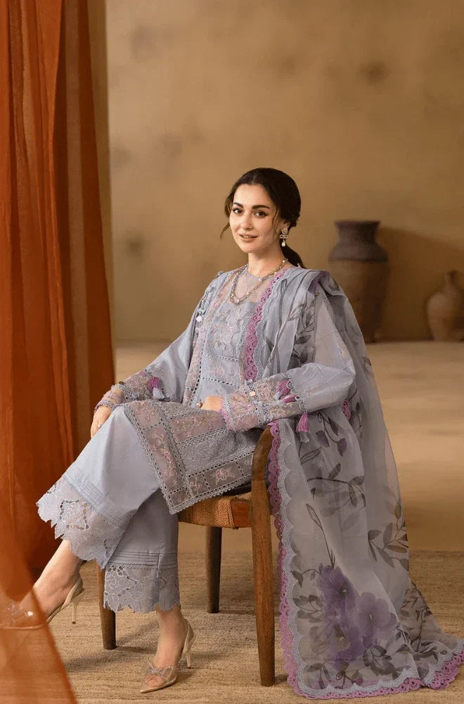 luxury lawn Chikankari embroidery Suit|E72