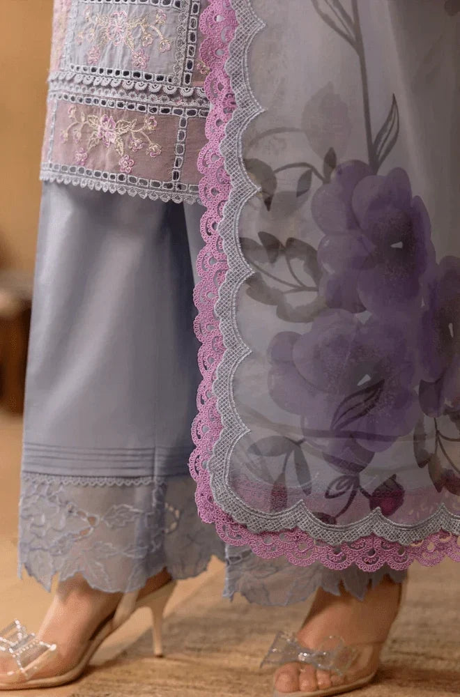 luxury lawn Chikankari embroidery Suit|E72
