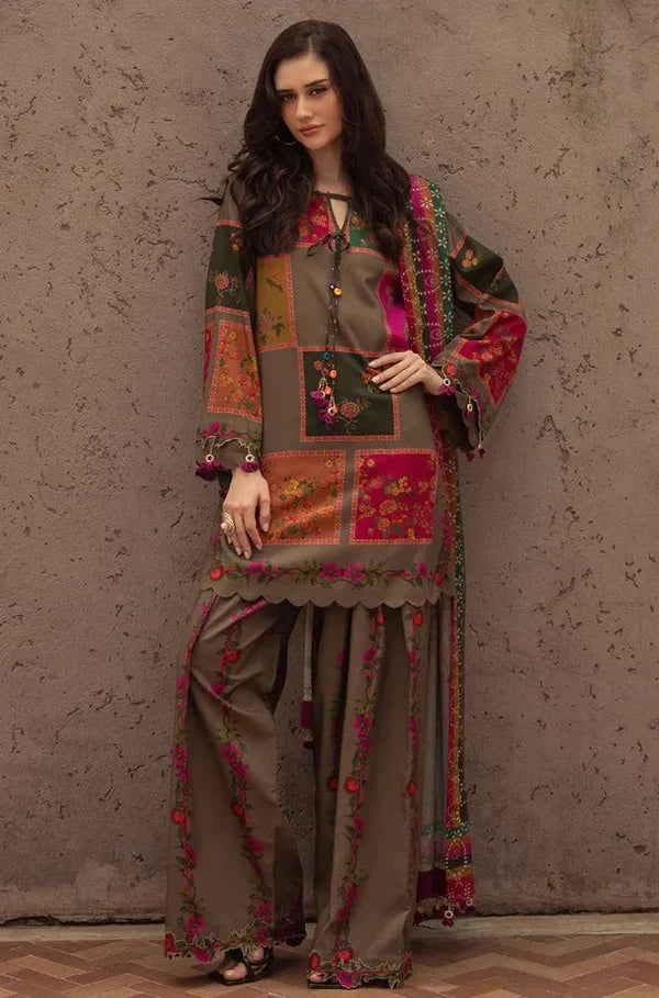 Aneelas Silk 3pc|E76