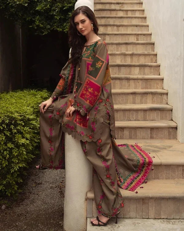 Aneelas Silk 3pc|E76